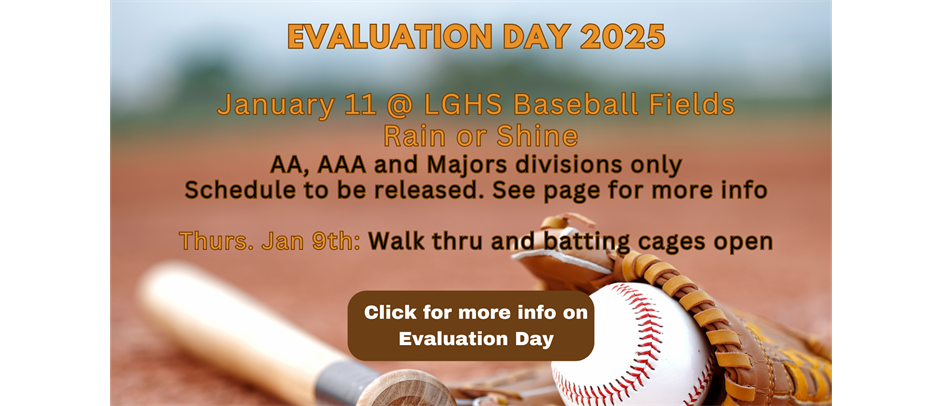 EVALUATION DAY JANUARY 11th